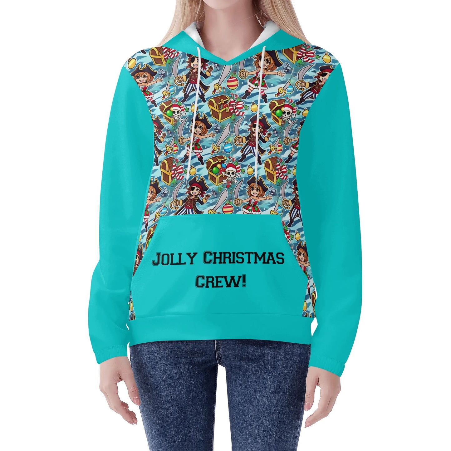 Jolly Christmas Crew Hoodie Sweatshirt