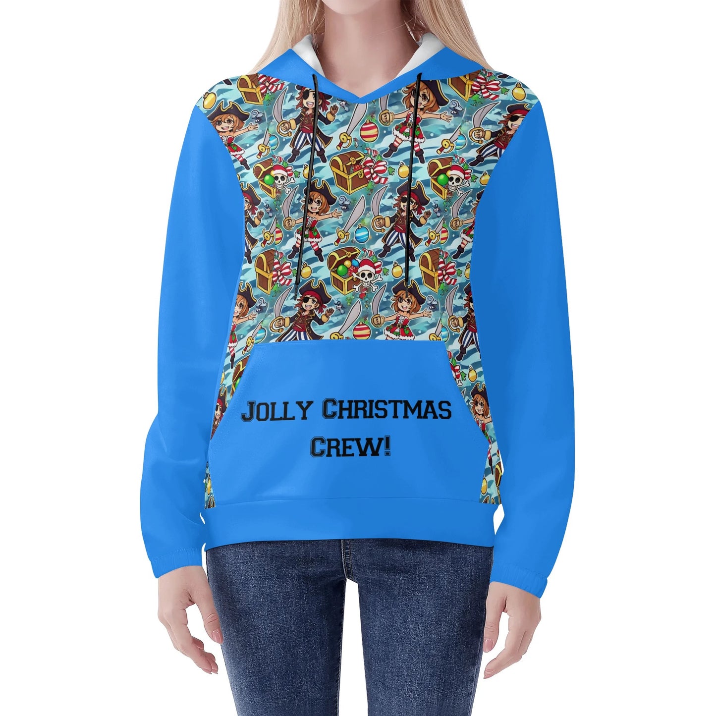 Jolly Christmas Crew Hoodie Sweatshirt