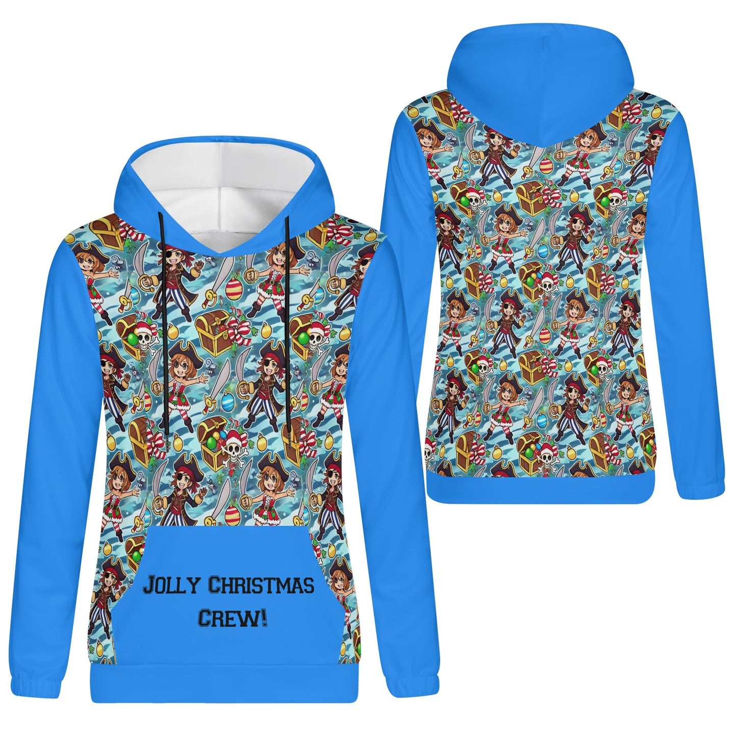 Jolly Christmas Crew Hoodie Sweatshirt