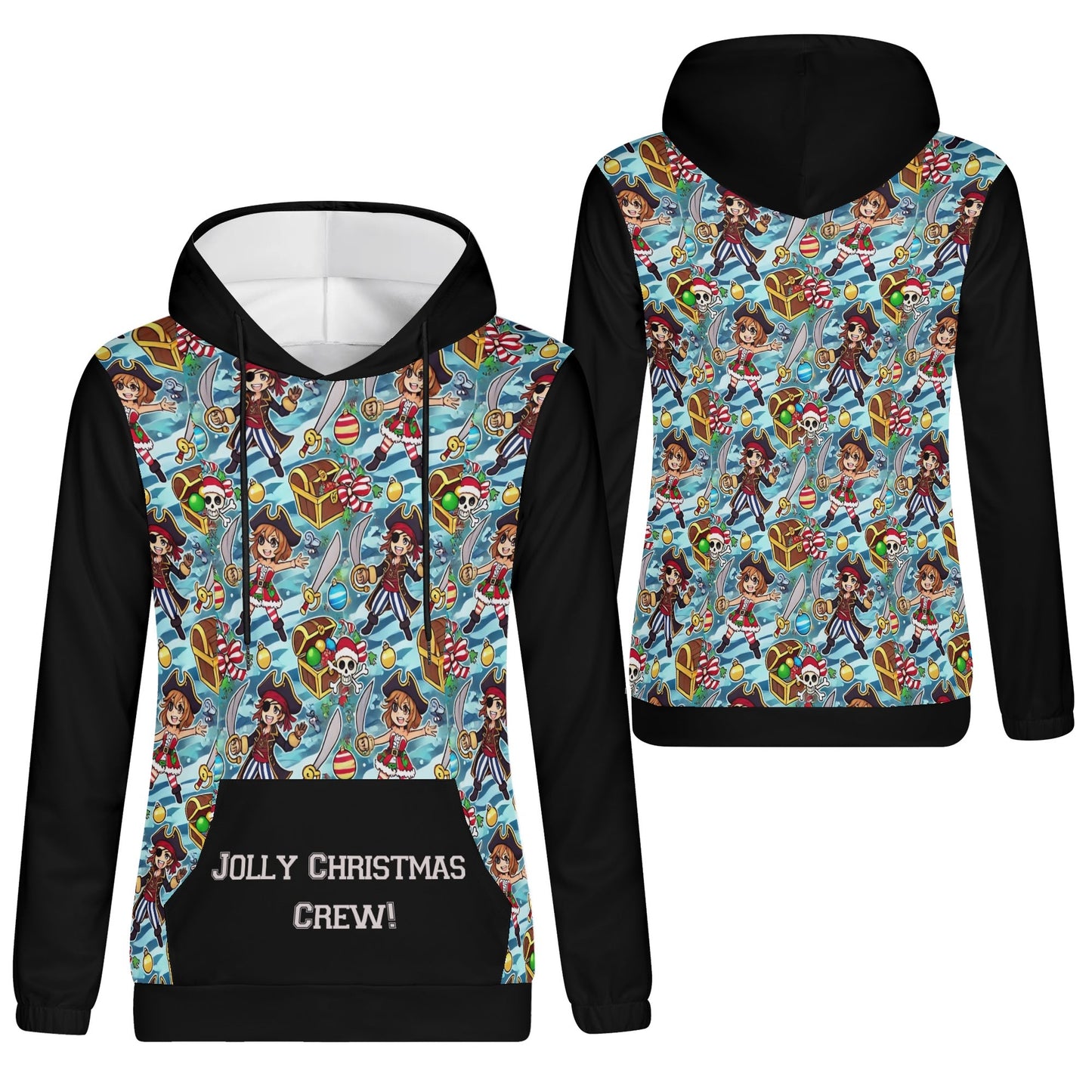 Jolly Christmas Crew Hoodie Sweatshirt