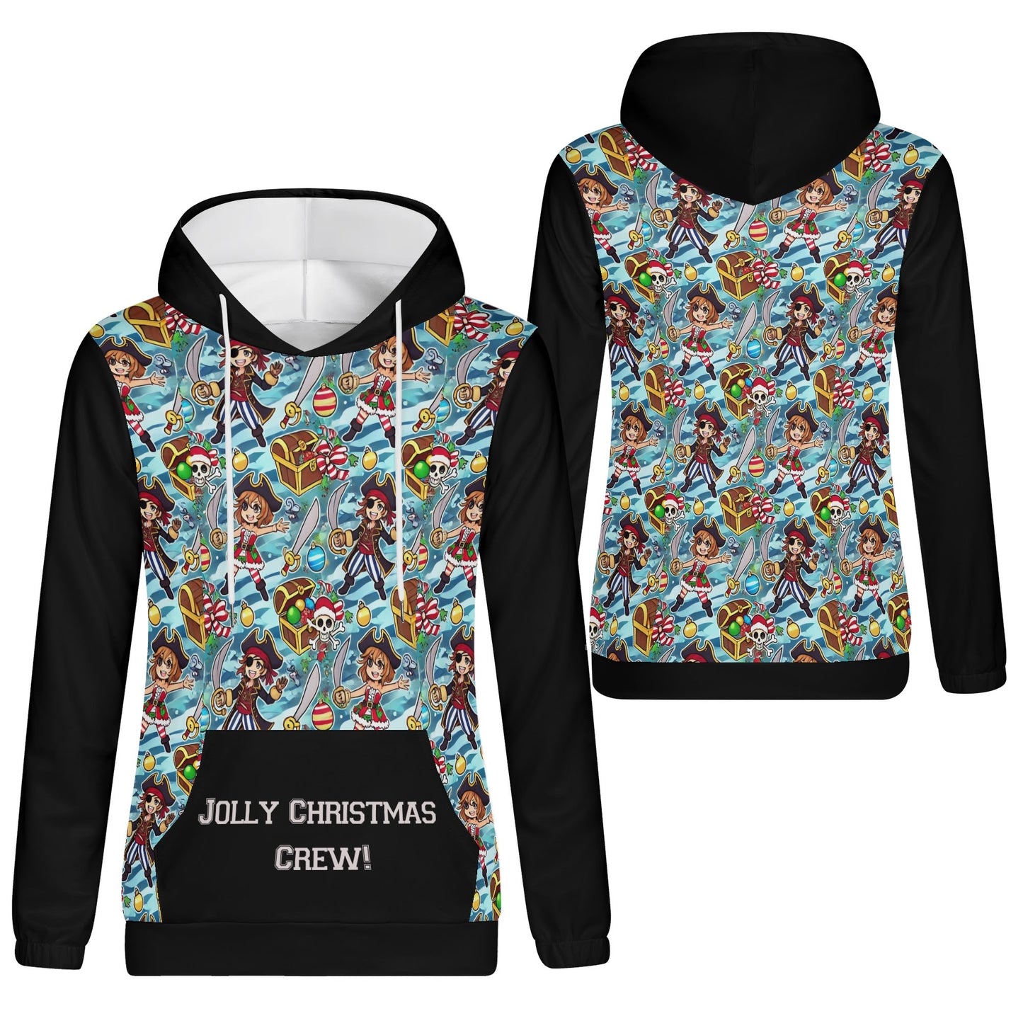 Jolly Christmas Crew Hoodie Sweatshirt