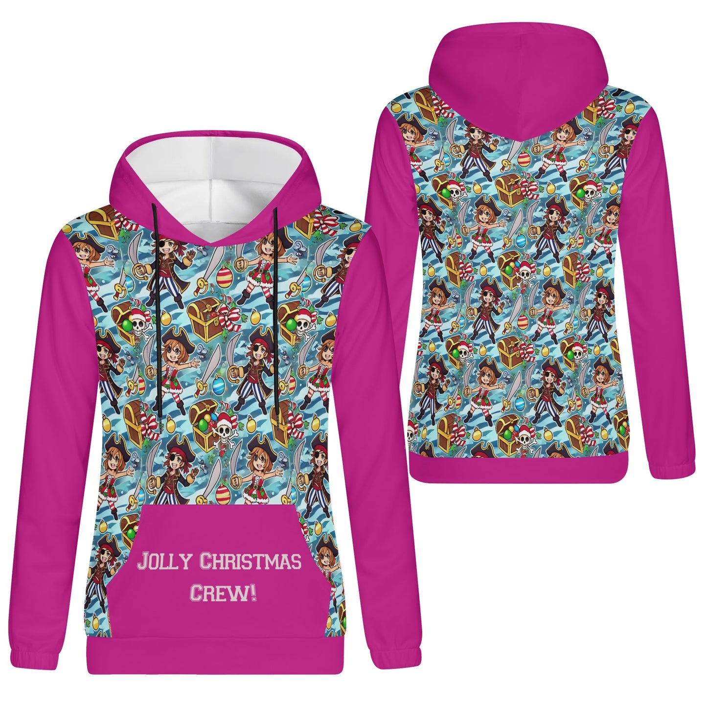 Jolly Christmas Crew Hoodie Sweatshirt