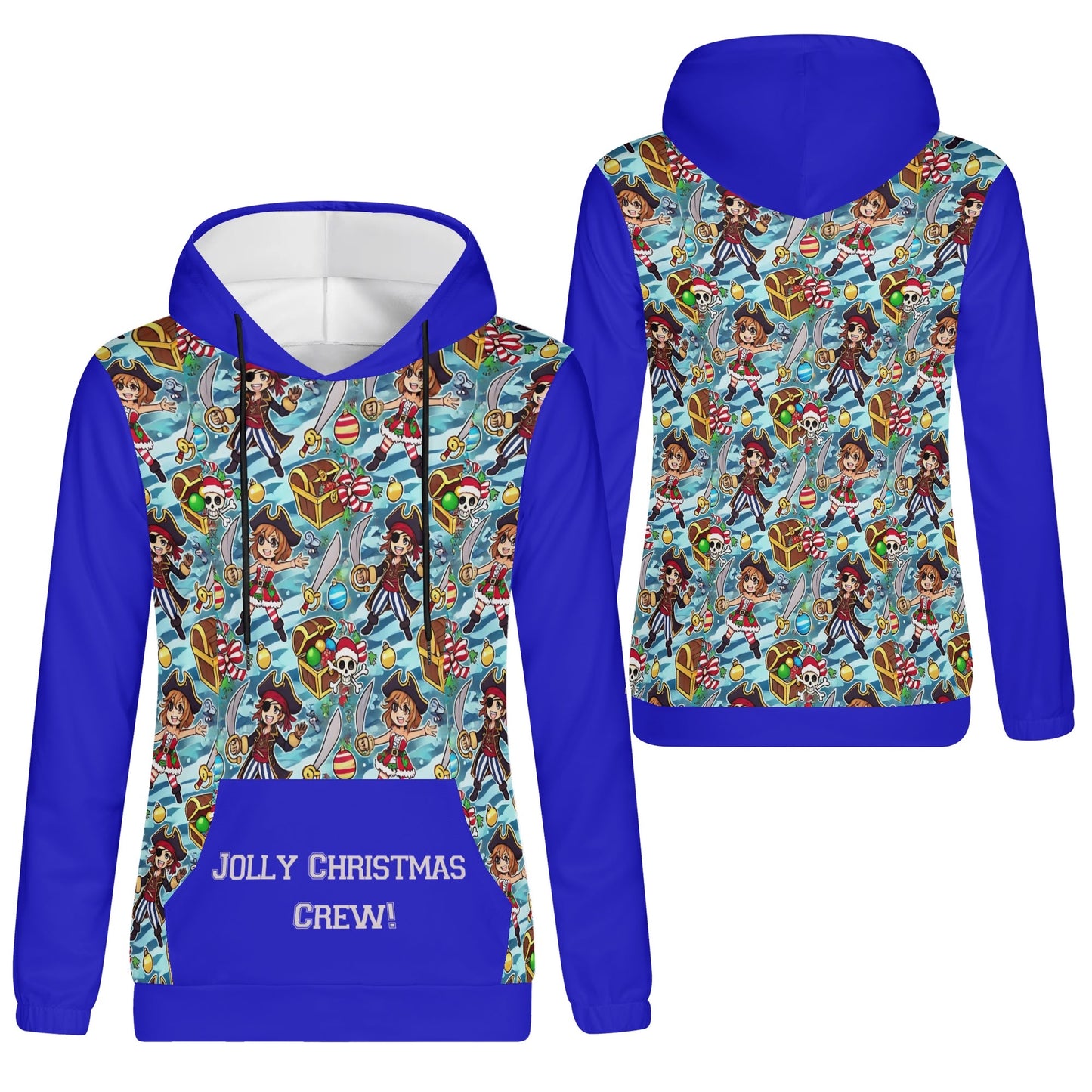 Jolly Christmas Crew Hoodie Sweatshirt