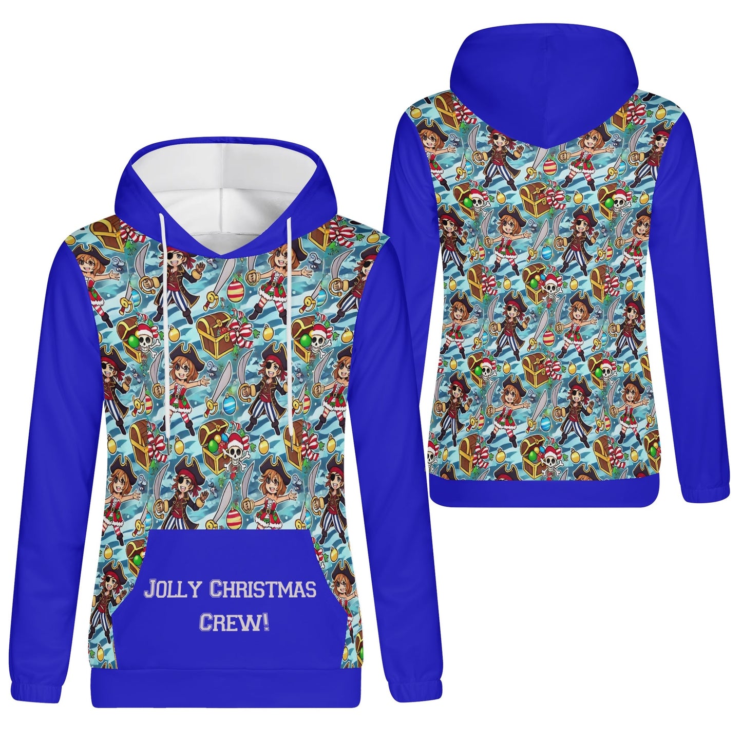 Jolly Christmas Crew Hoodie Sweatshirt