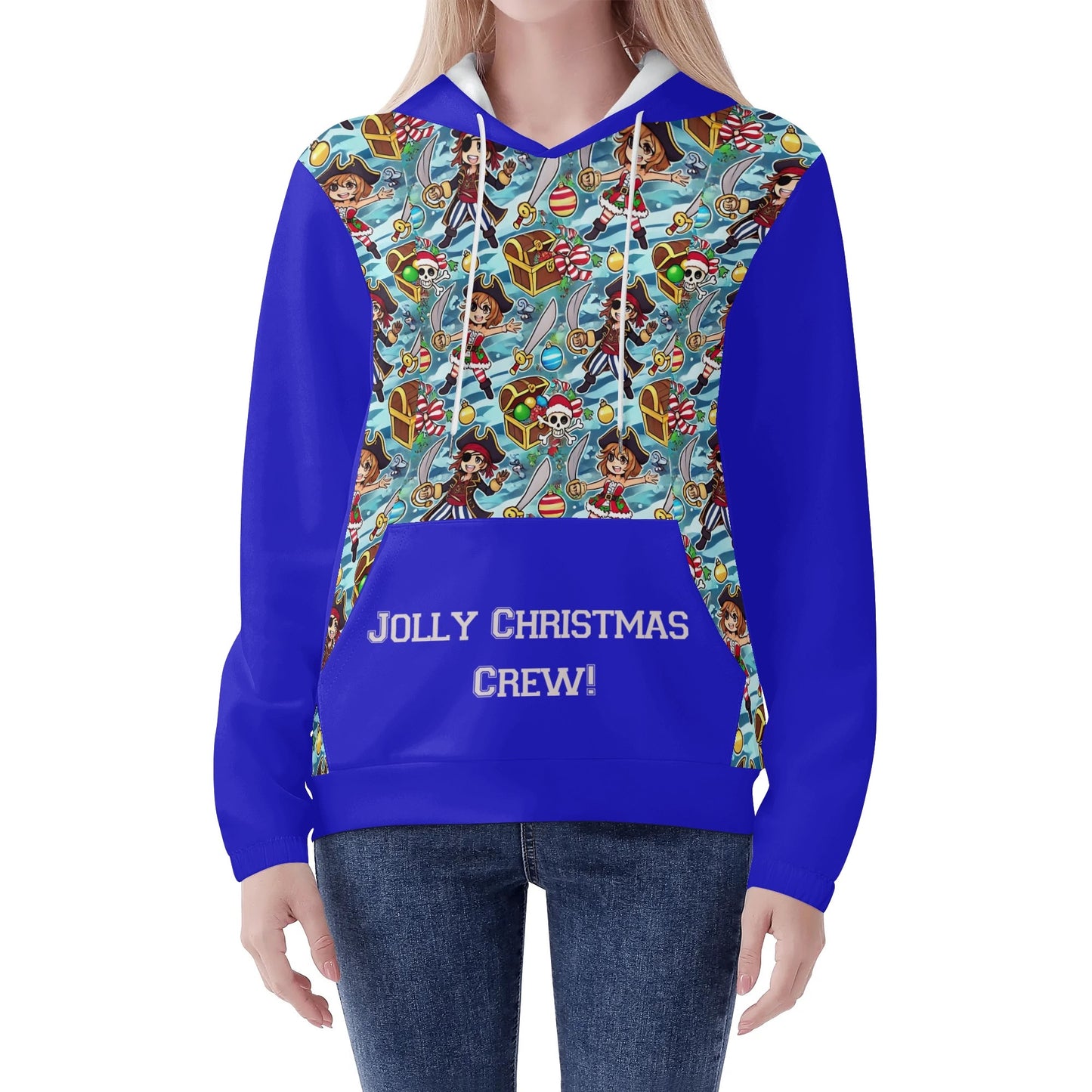 Jolly Christmas Crew Hoodie Sweatshirt