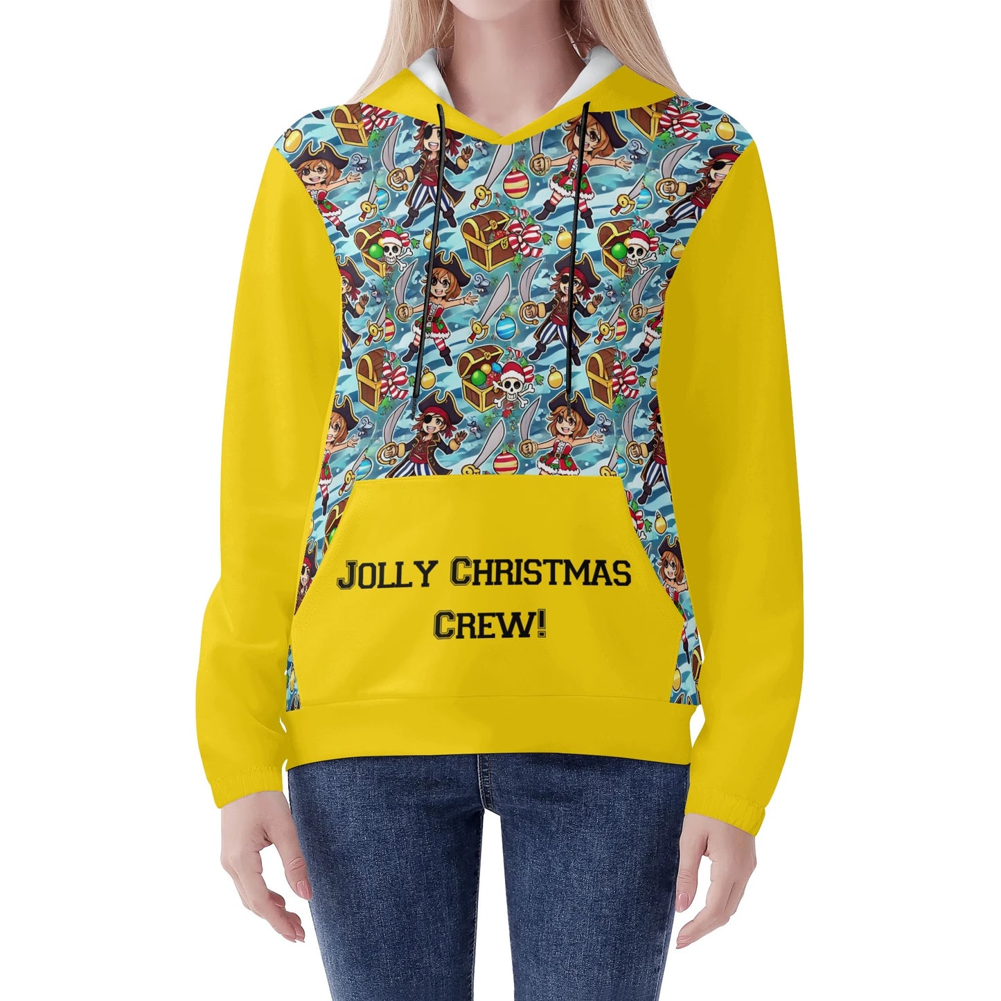 Jolly Christmas Crew Hoodie Sweatshirt