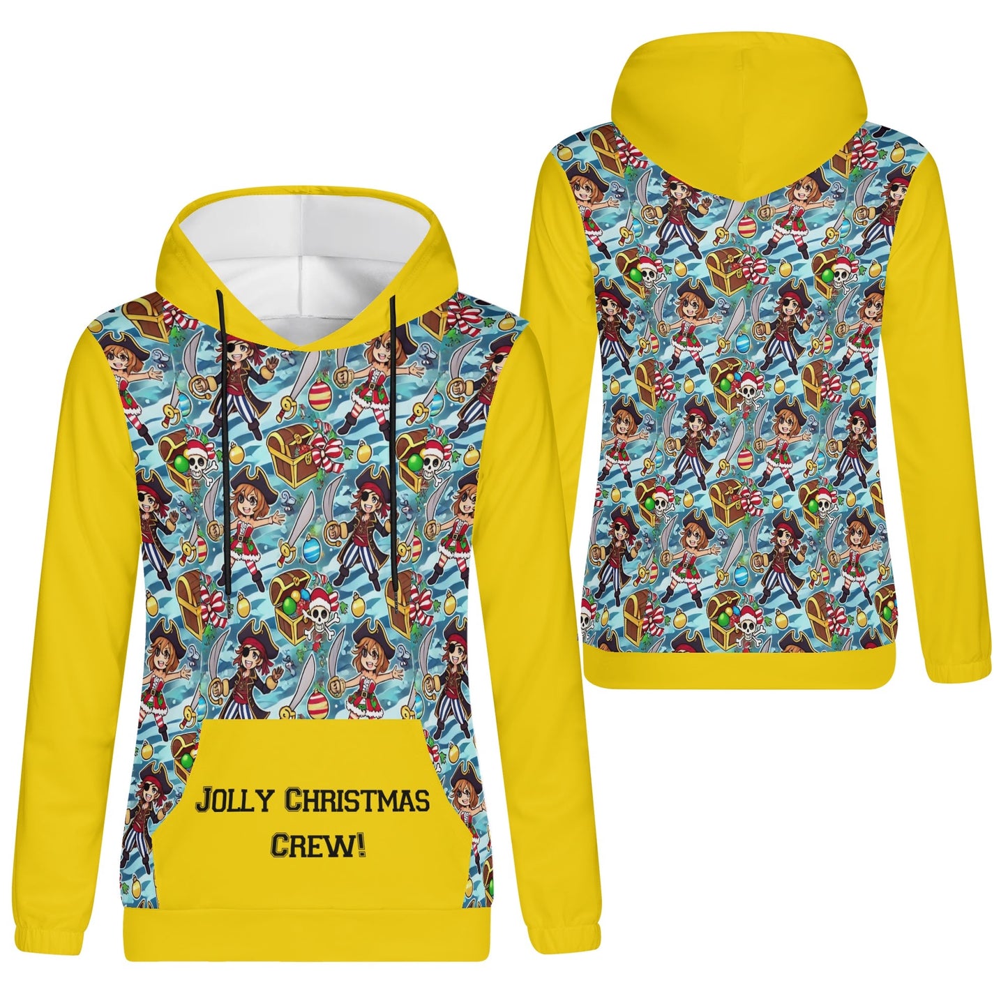 Jolly Christmas Crew Hoodie Sweatshirt