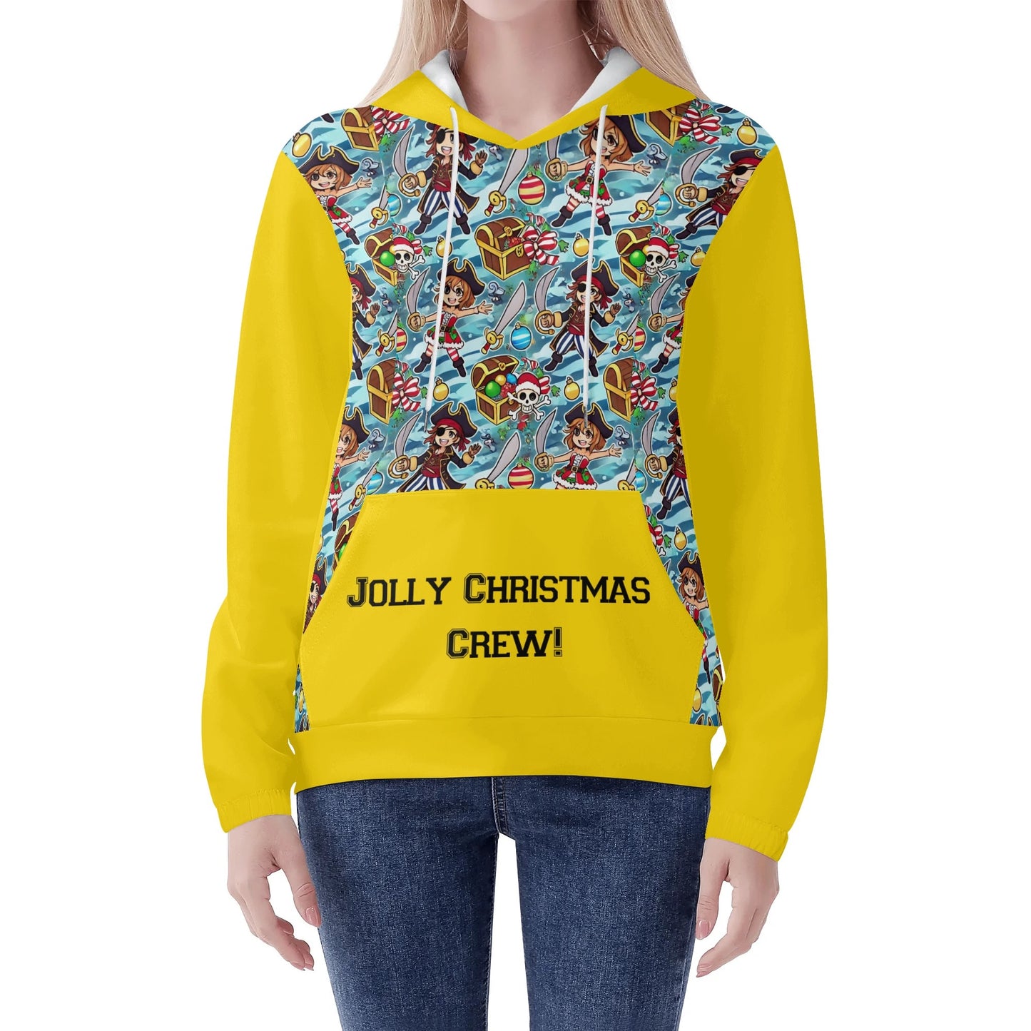 Jolly Christmas Crew Hoodie Sweatshirt