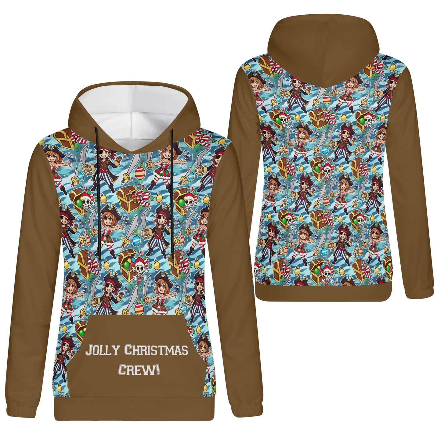 Jolly Christmas Crew Hoodie Sweatshirt