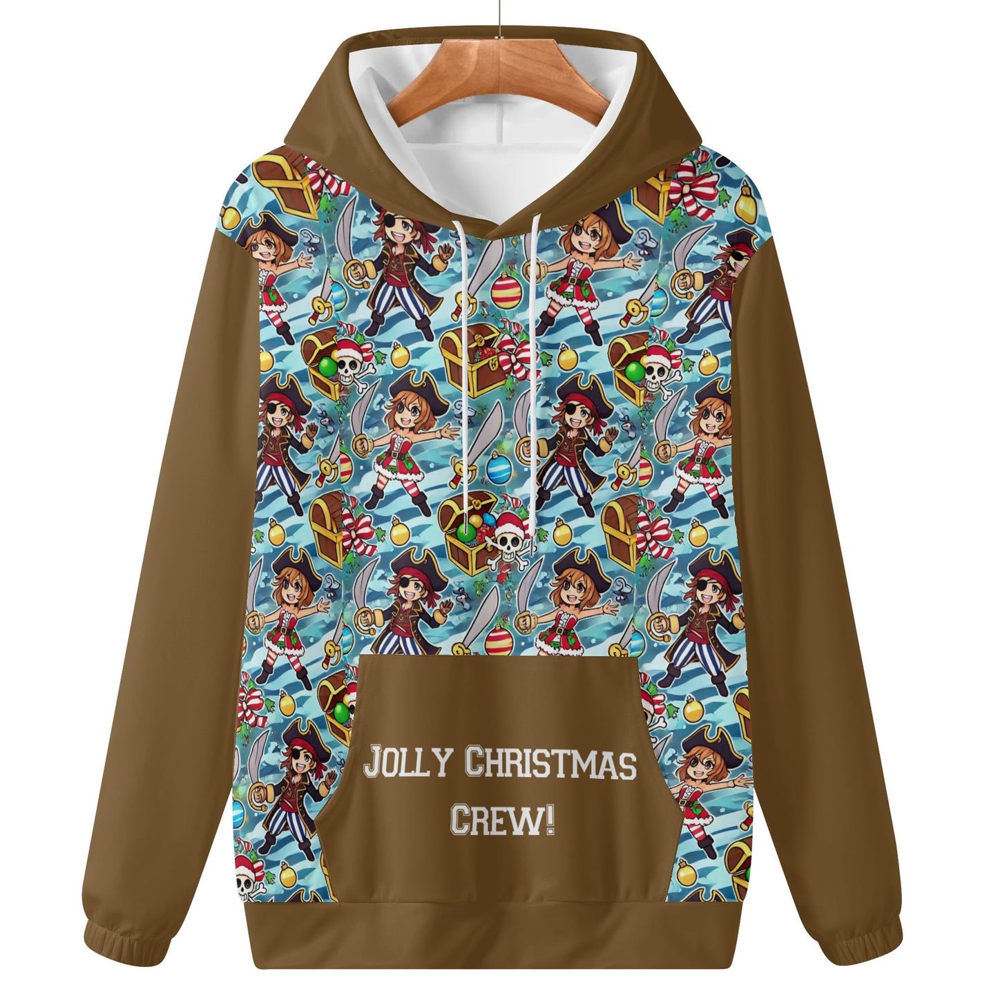 Jolly Christmas Crew Hoodie Sweatshirt