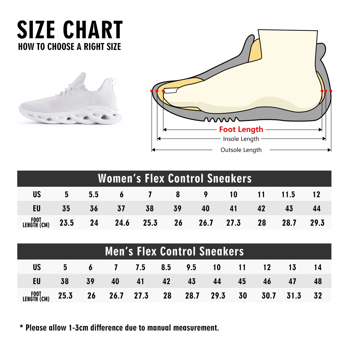 Grey Smoke Womens Flex Control Sneakers