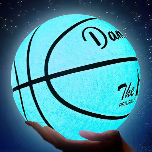 Outdoor Wear-resistant And Non-slip Luminous Basketball PU Soft Leather