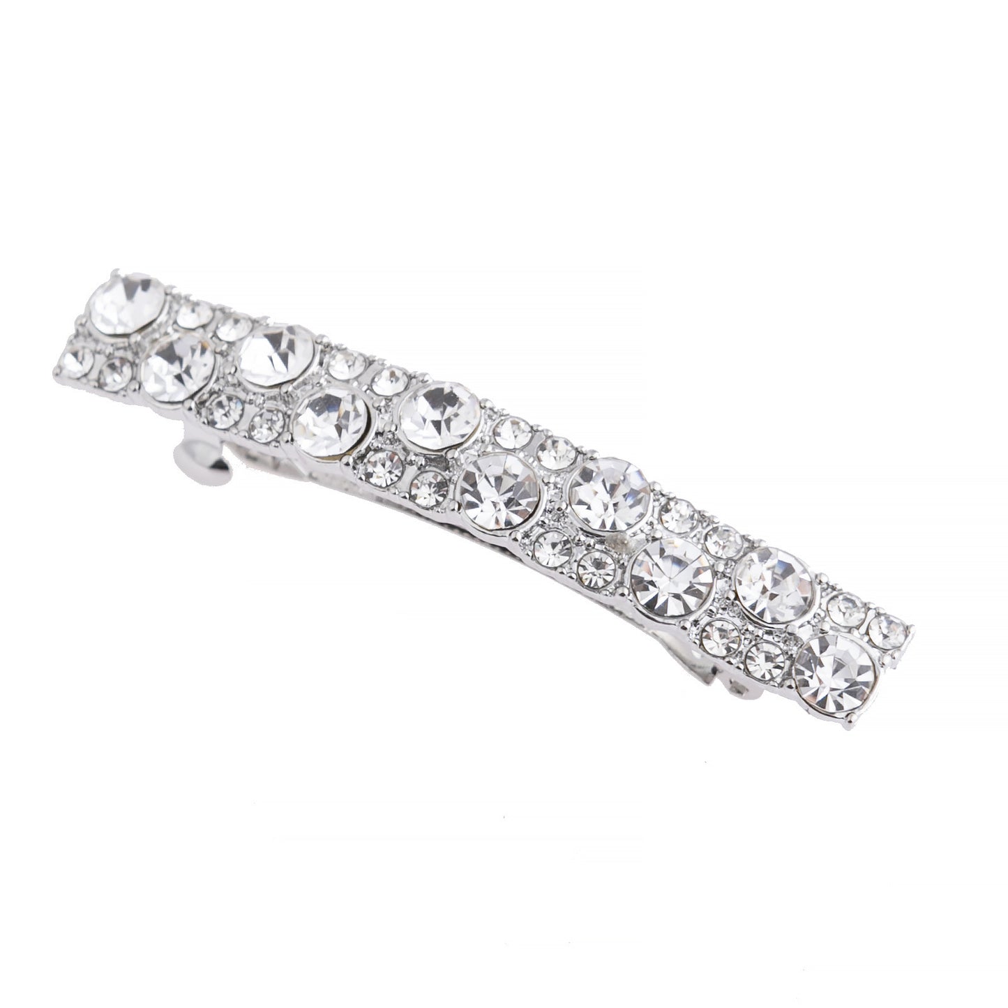 Diamond Shiny Rectangular Strip Barrettes