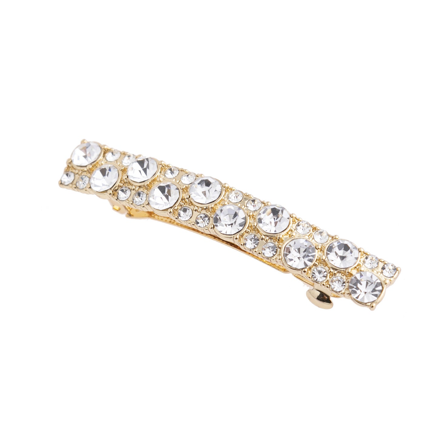 Diamond Shiny Rectangular Strip Barrettes