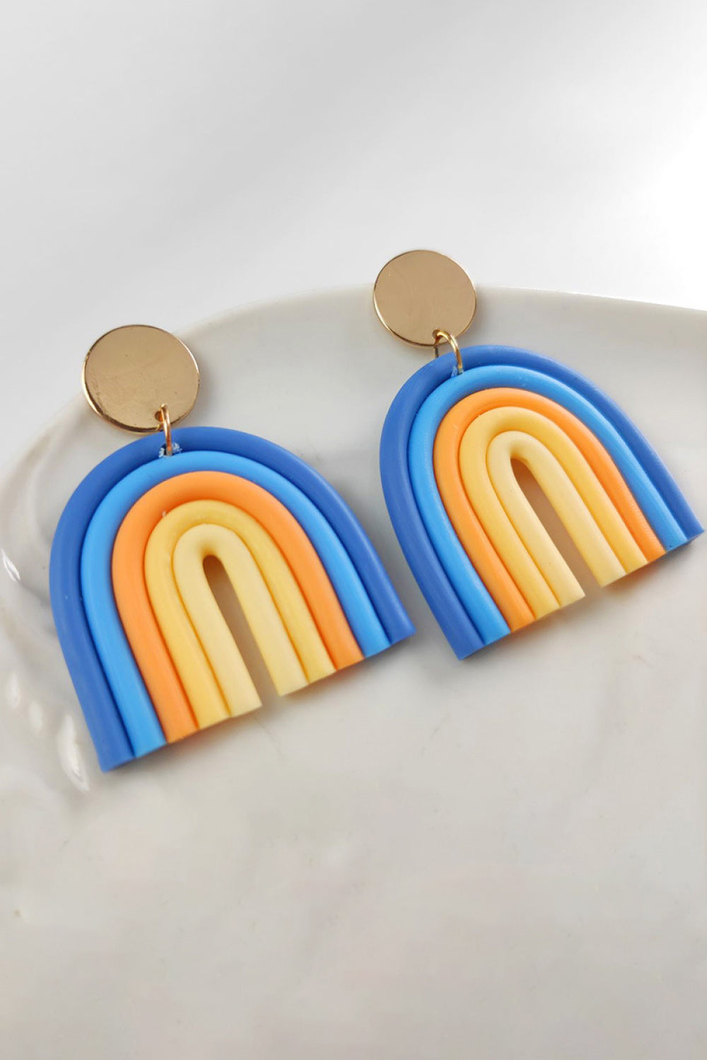 Rainbow Shape Dangle Earrings