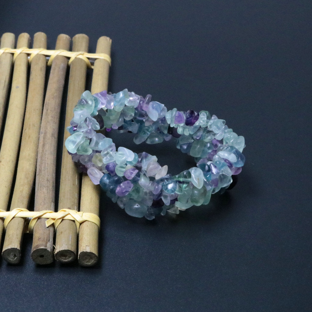 Amethyst Irregular Gravel Multiple Elastic String