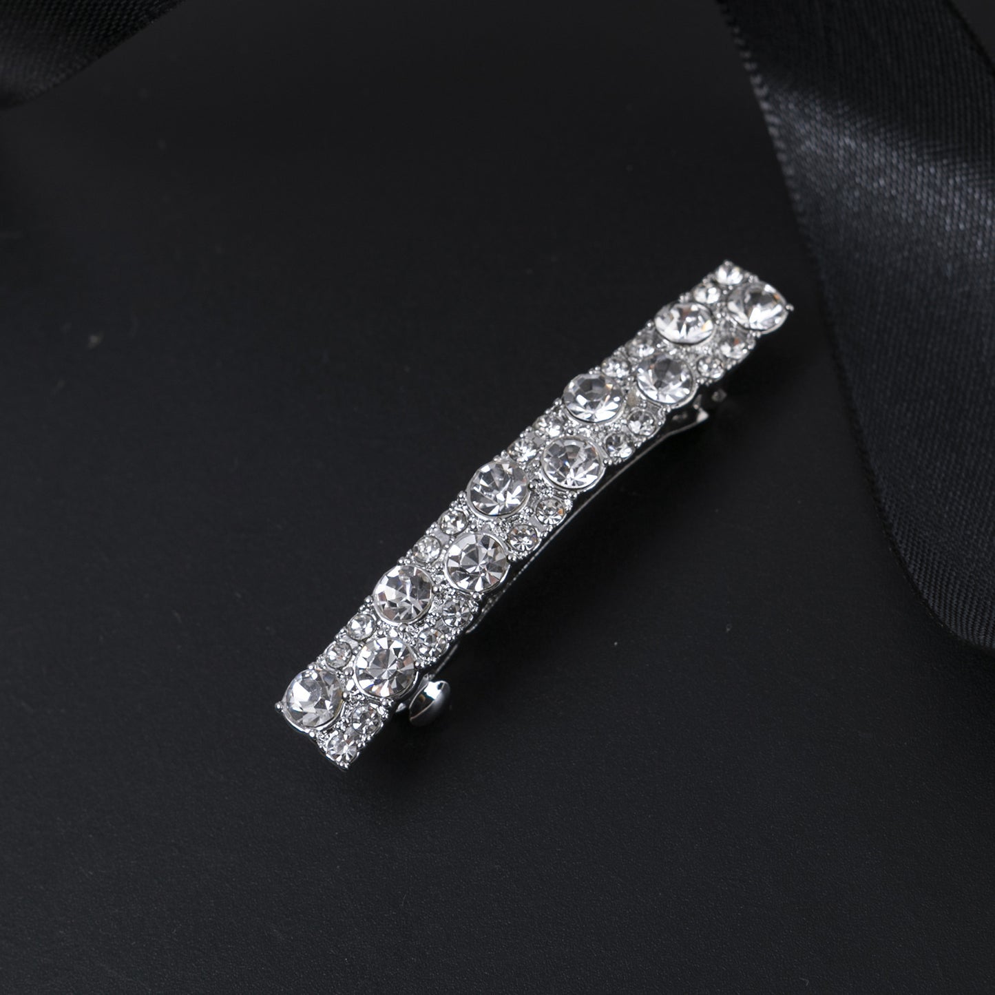 Diamond Shiny Rectangular Strip Barrettes