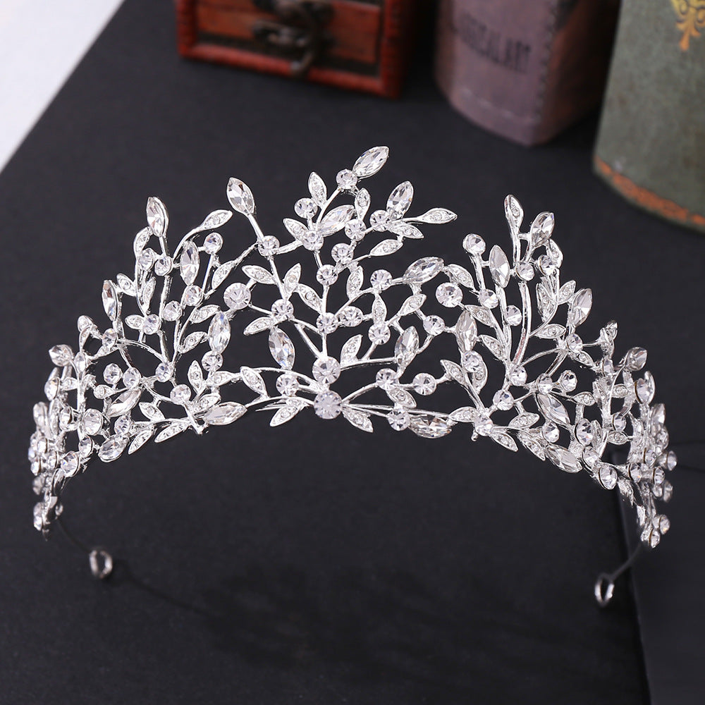 Vintage Rhinestone Headdress Crown