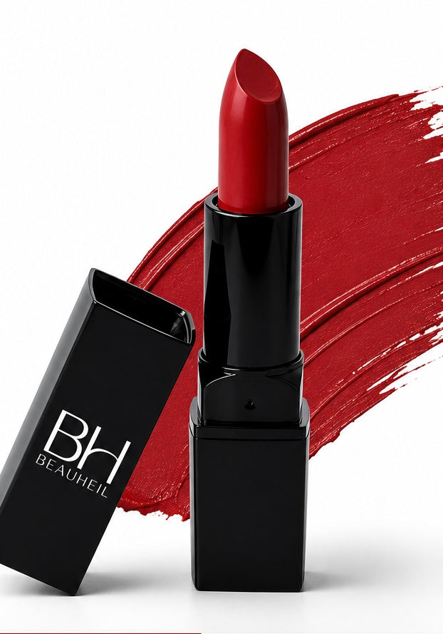 Velvet Petals Lipstick - Crimson Bloom
