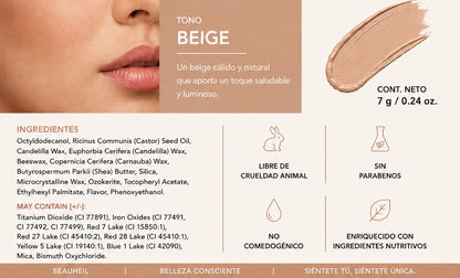 Petal Glow Blush Stick - Warm Nude Bloom
