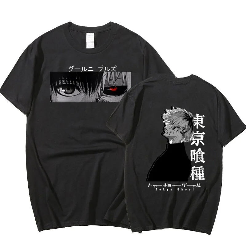 Anime Kaneki Ken Men’s Fashion Casual Short Sleeve