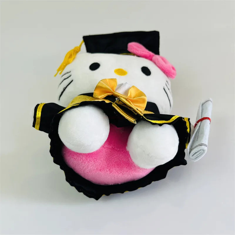 Sanrio Cinnamoroll Kuromi Hello Kitty Plush Graduation Season Toy