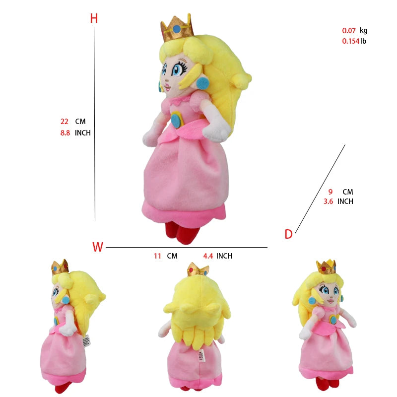 Princess Peach Mario Plush Toys