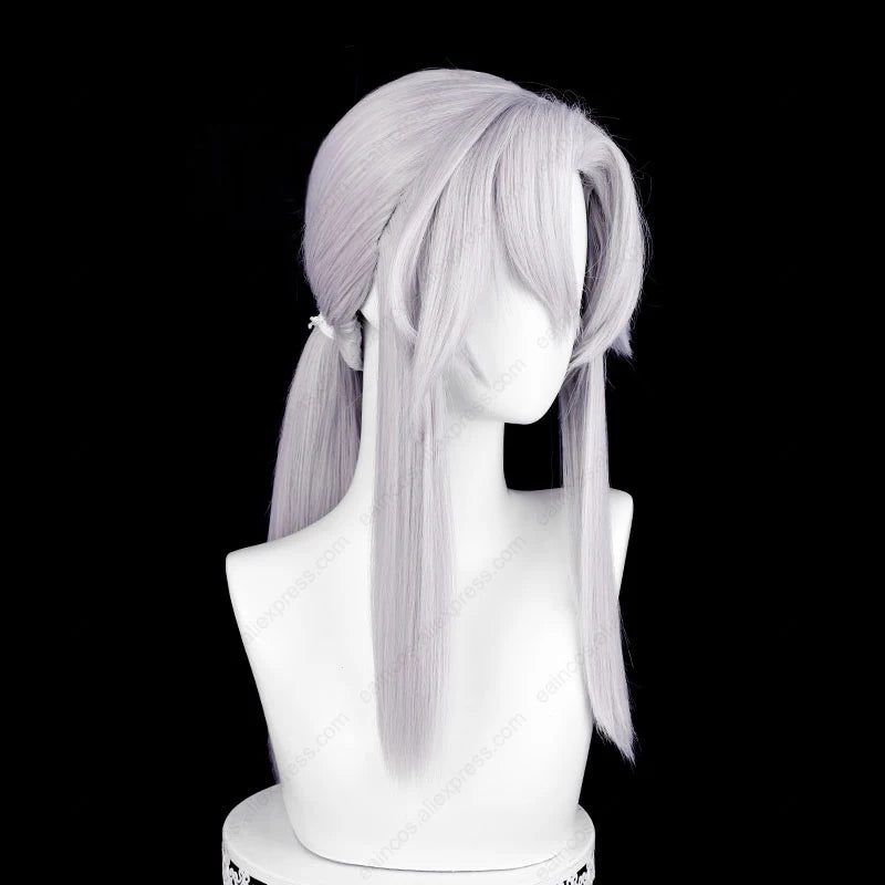 Ferid Bathory 75cm Silver White Heat-Resistant Cosplay Wig for Halloween