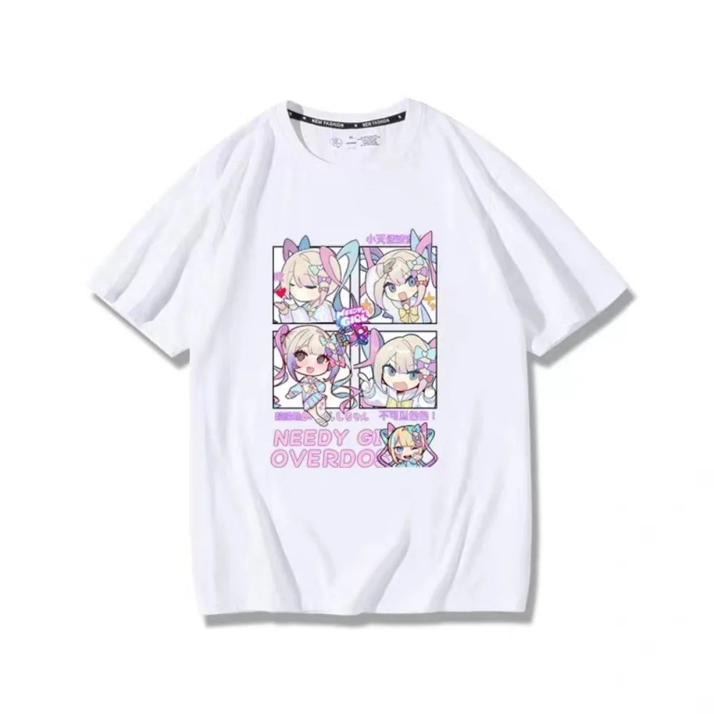 Oversized Anime Graphic Tee Cute Kawaii Cotton T-Shirt