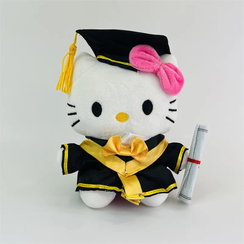 Sanrio Cinnamoroll Kuromi Hello Kitty Plush Graduation Season Toy