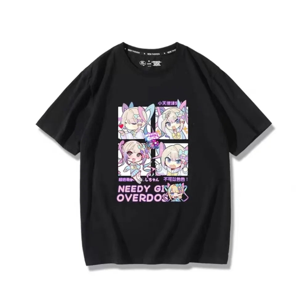 Oversized Anime Graphic Tee Cute Kawaii Cotton T-Shirt