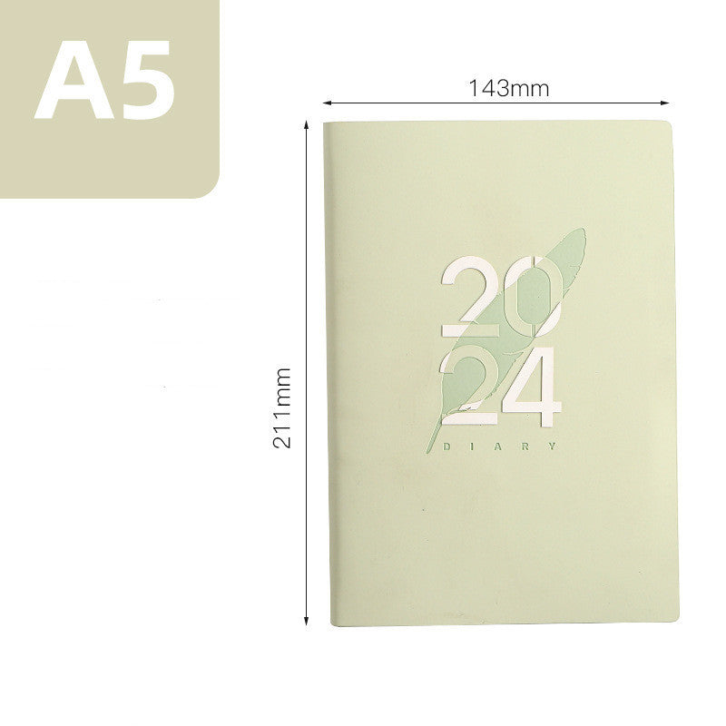 2024 English Schedule Book 365 Days Daily Planner