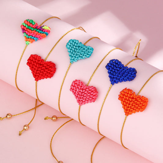 Friendship Chain Bohemian Hand-woven Colorful Simple Love Rope